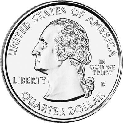 USA, 25 Centi 2010: Parcul Național Marele Canion, UNC [1]