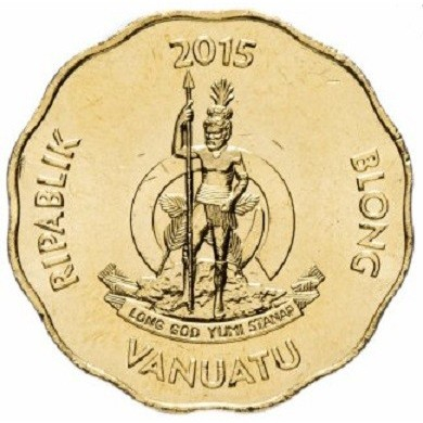 Vanuatu 100 vatu 2015, Parlamentul, necirculata [0]
