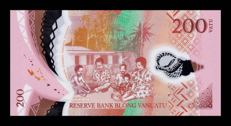 Vanuatu 200 Vatu 2014, polimer, necirculata [1]