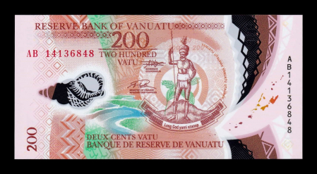 Bancnote Australia si Oceania - Vanuatu 200 Vatu 2014, polimer, necirculata