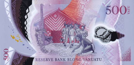 Vanuatu 500 Vatu 2017, polimer, necirculata [1]