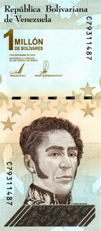 Venezuela 1 Million Bolivares 2020, aproape necirculata [0]