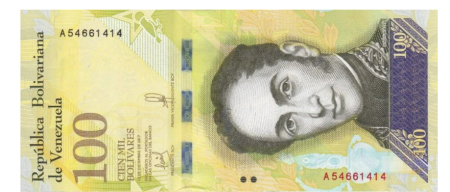 Venezuela 100.000 bolivari 2017, necirculata [1]