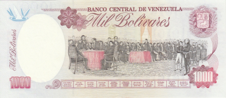 Venezuela 1000 Bolivari 1998, necirculata [1]