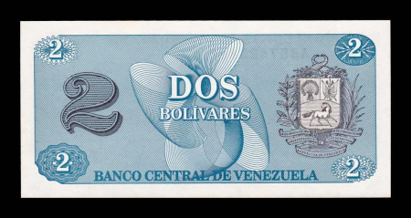 Venezuela 2 Bolivari 1989, Simón Bolívar, necirculata [1]