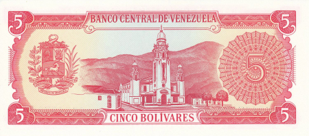 Venezuela 5 Bolivari 1989, necirculata [1]