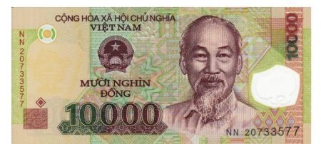 Vietnam - VIETNAM 10.000 dong nedatata, polimer, necirculata