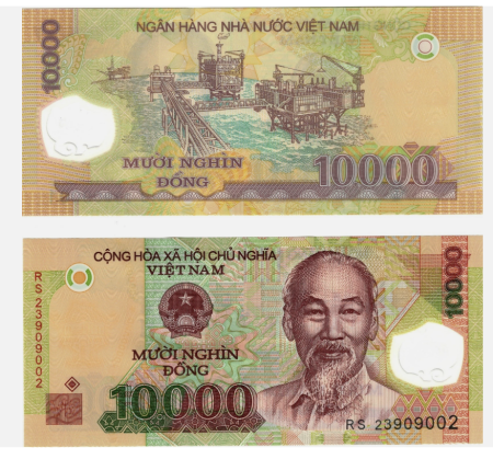 Vietnam - VIETNAM 10.000 dong 2023, polimer, necirculata