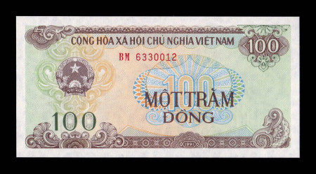Vietnam 100 Dong 1991, necirculata [1]