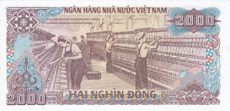 Vietnam - Vietnam, 2000 Dong 1988, necirculata