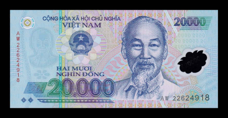Bancnote Asia - VIETNAM 20.000 dong 2022, polimer, necirculata