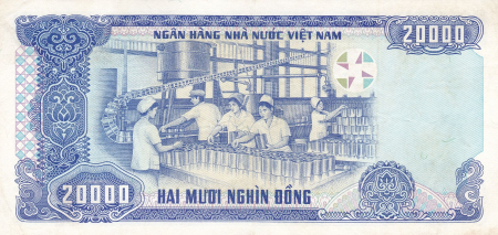 Bancnote Asia - Vietnam 20000 Dong Ho Chi Minh 1991, UNC