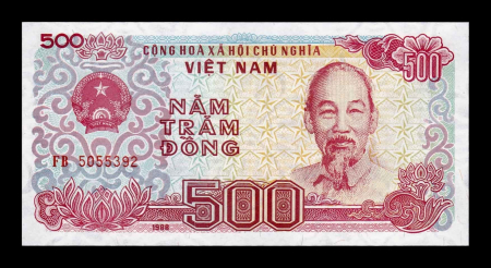 Vietnam - Vietnam 500 Dong 1988, necirculata