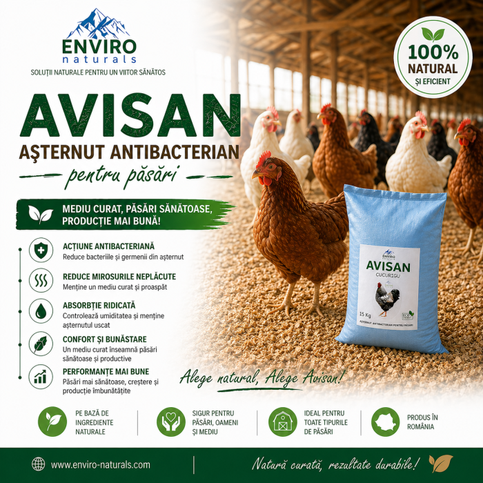 AVISAN, ASTERNUT ANTIBACTERIAN PENTRU PASARI [3]