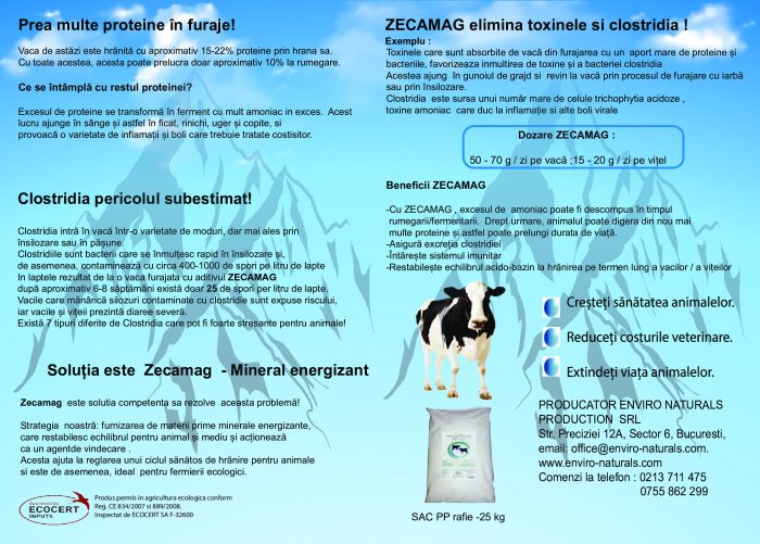 Zeolit cu calciu si magneziu pentru animale Zecamag, Enviro Naturals [5]