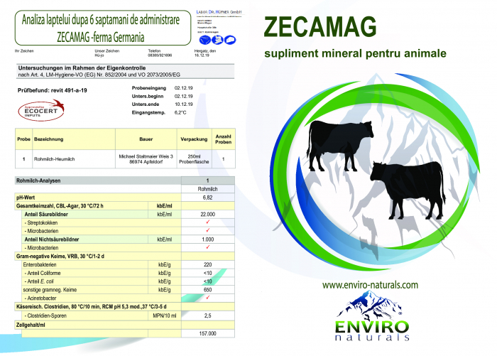 Zeolit cu calciu si magneziu pentru animale Zecamag, Enviro Naturals [6]