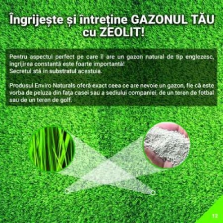 Enviro Naturals - Top dressing - produs bio pe baza de zeolit pentru ingrijire gazon sac 25 KG [1]