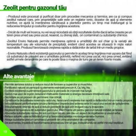 Enviro Naturals - Top dressing - produs bio pe baza de zeolit pentru ingrijire gazon sac 25 KG [2]
