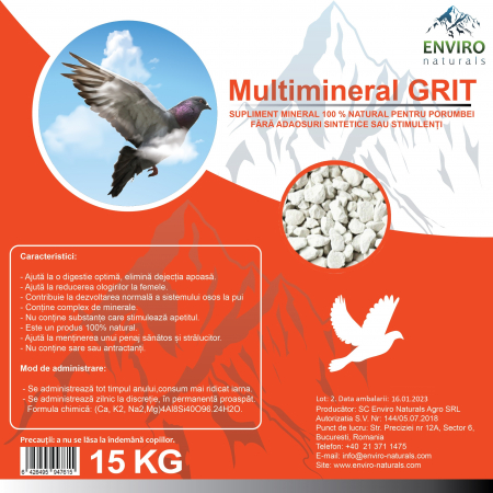 Zootehnie - Multimineral grit 15 kg
