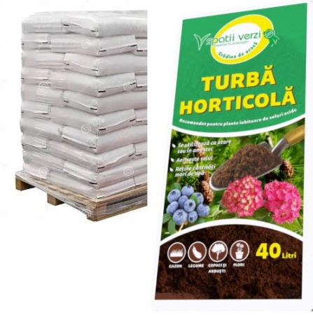 Îngrășăminte bio & naturale - TURBA horticola acida, PALET  66 BUCATI