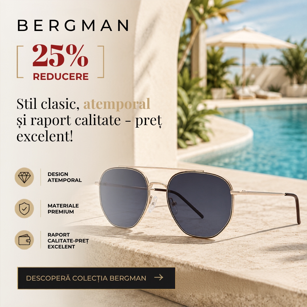 25% Recuere la ochelarii de soare Bergman