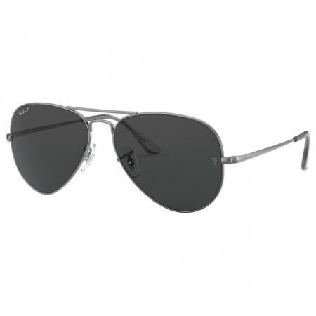 OCHELARI DE SOARE - Ray-Ban 3689-004/48 Aviator Metal II Polarizat