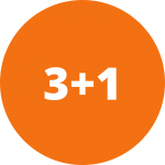 3+1
