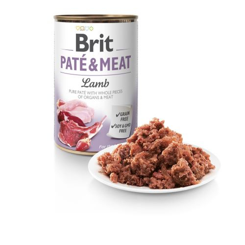 Brit Care, Conserva grain free pentru caini, pate si miel, 400g [2]