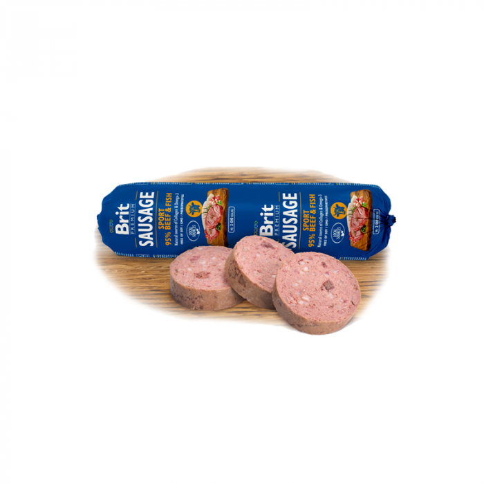 Salam Brit Premium pentru caini, vita si peste [2]