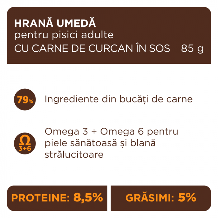 Club 4 Paws, Hrana umeda pisici, curcan in sos, 24x85g [2]