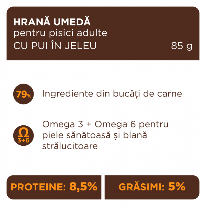 Club 4 Paws, Hrana umeda pisici, pui in jeleu, 24x85g [2]
