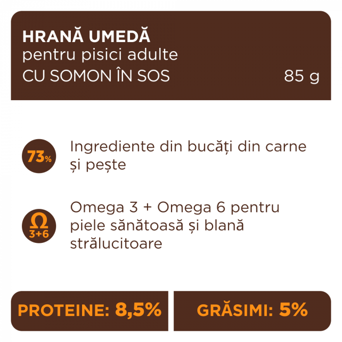 Club 4 Paws, Hrana umeda pisici, somon in sos, 24x85g [2]