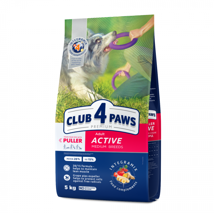 CLUB4PAWS, Hrana pentru caini de talie medie, activi [1]