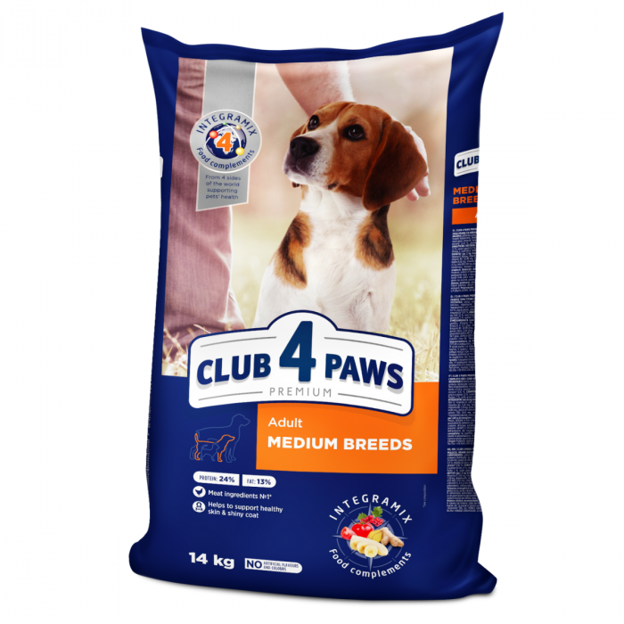 Hrana completa pentru caini de talie medie, CLUB4PAWS [1]