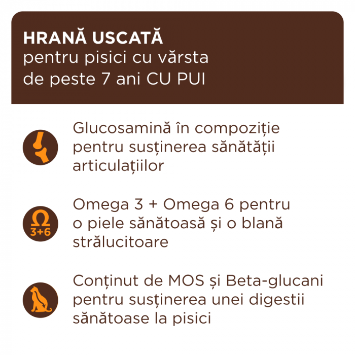 Club 4 Paws, Hrana uscata pisici adulte senior - cu Pui, 14kg [2]