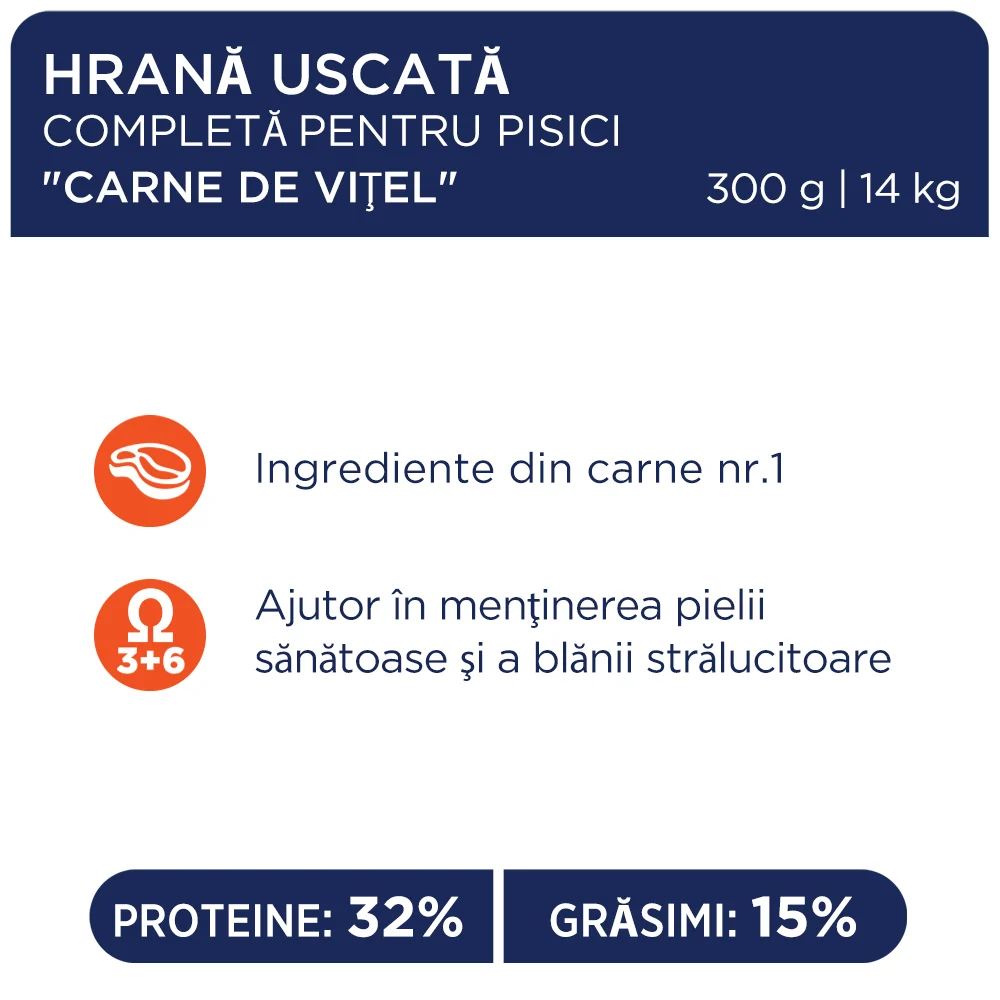 Hrana pentru pisici adulte, cu vita, CLUB4PAWS [3]