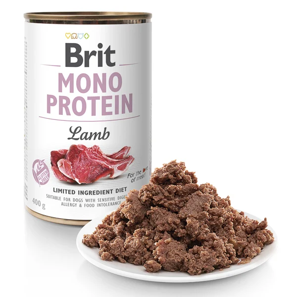 Hrana umeda cu miel pentru caini sensibili, Brit Mono Protein [2]