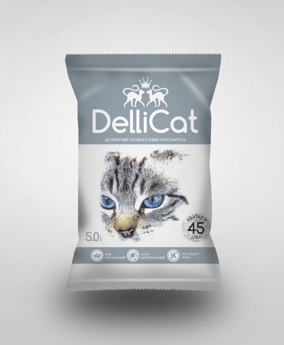 Dellicat Silicat - Asternut igienic pentru pisici, 5l [5]