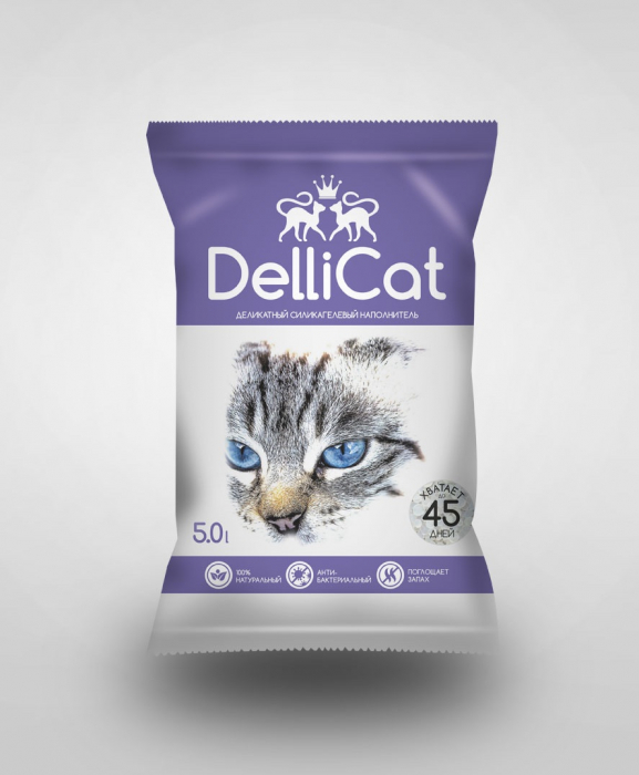Dellicat Silicat - Asternut igienic pentru pisici, 5l [3]