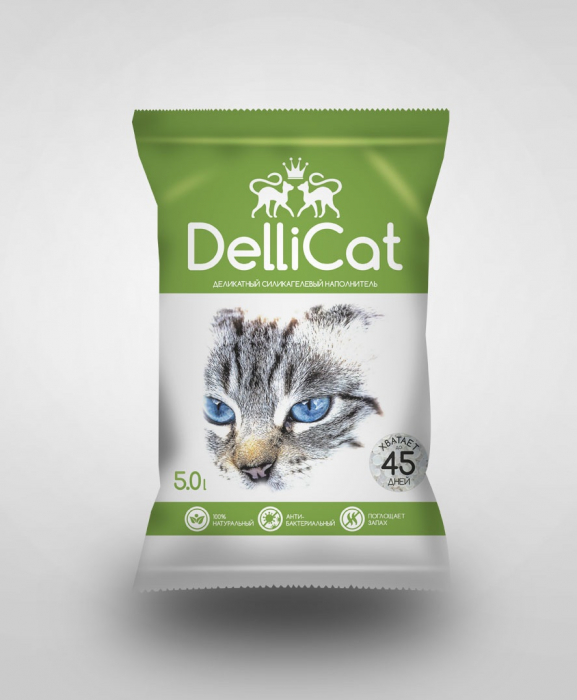 Dellicat Silicat - Asternut igienic pentru pisici, 5l [2]