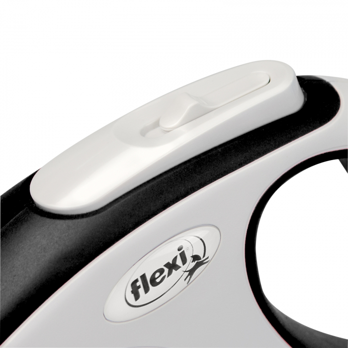 Flexi New Comfort, L Tape, lesa retractabila, negru, 8m [3]