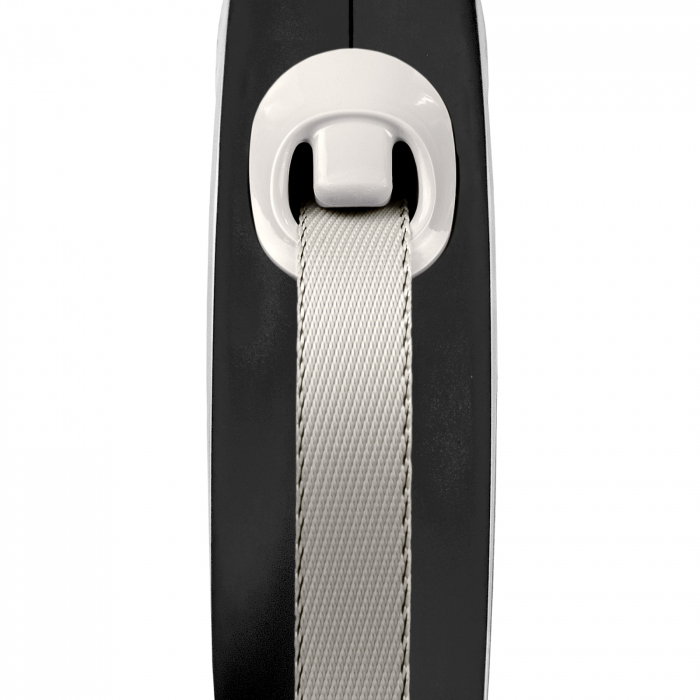 Flexi New Comfort, L Tape, lesa retractabila, negru, 8m [2]