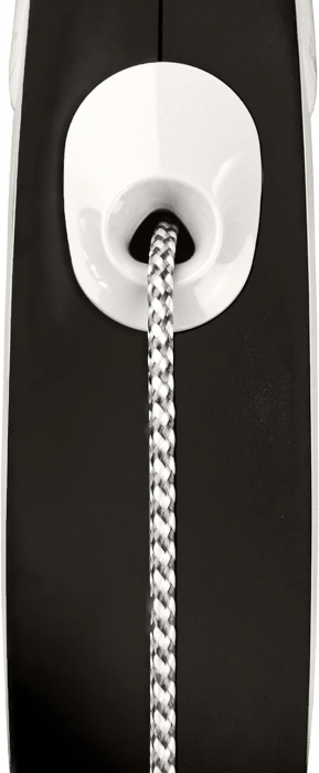 Flexi New Comfort, M Cord, lesa retractabila, neagra, 5m [3]