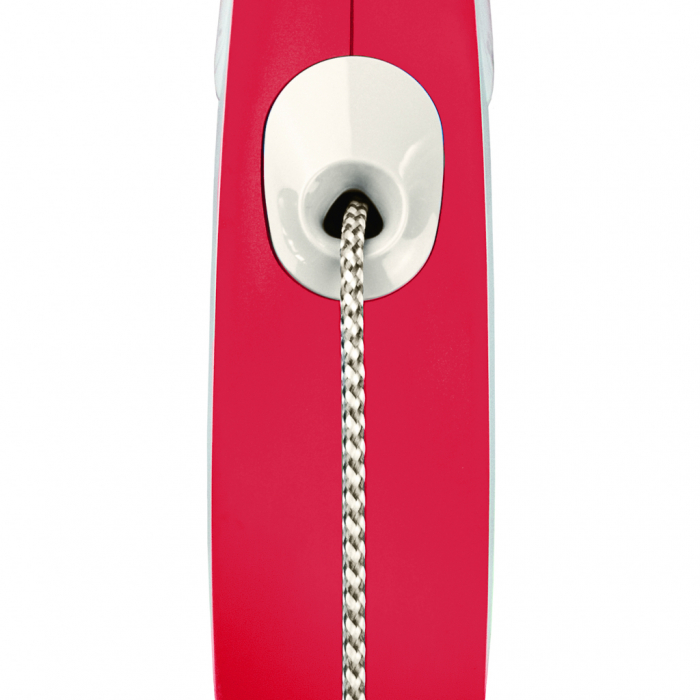 Flexi New Comfort, M Cord, lesa retractabila, rosie, 5m [3]