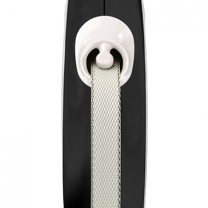Flexi New Comfort, M Band, lesa retractabila, neagra, 5m [2]