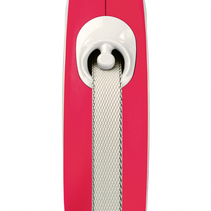 Flexi New Comfort, M Band, lesa retractabila, rosie, 5m [2]