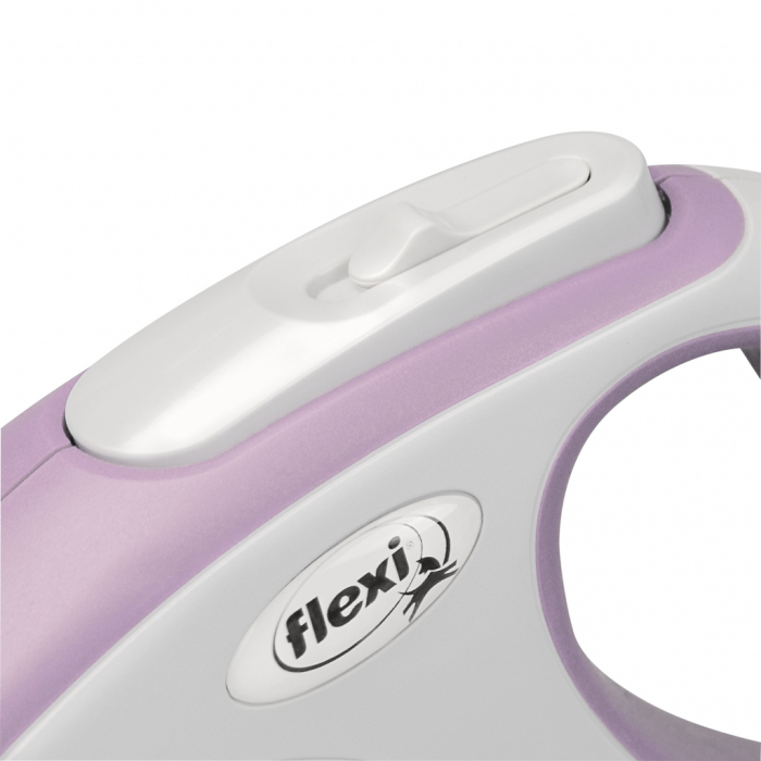 Flexi New Comfort, M Band, lesa retractabila, roz, 5m [3]