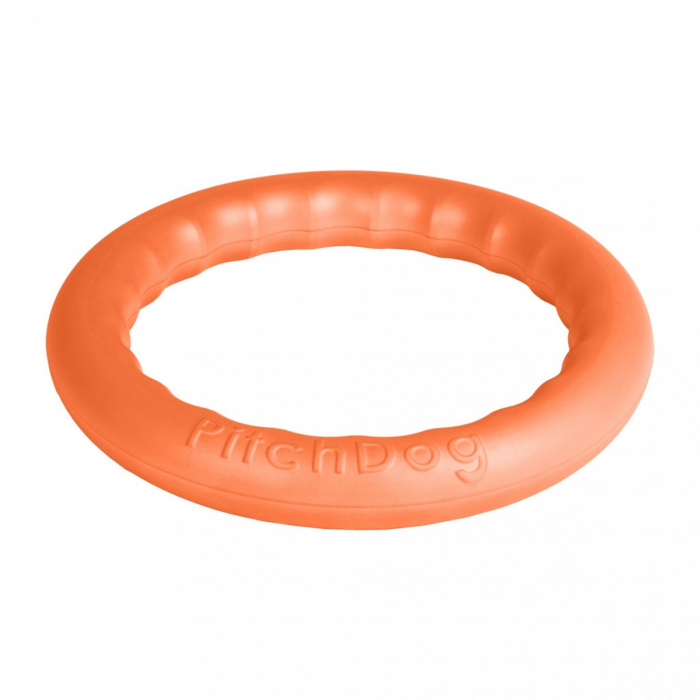 PitchDog, Jucarie Inel pentru caini, portocaliu, 20cm [2]