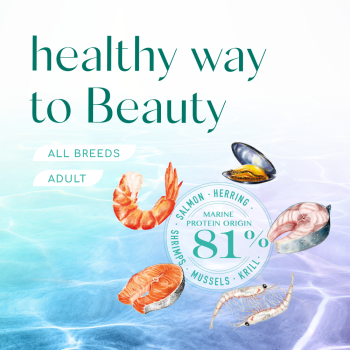 Optimeal Beauty Fitness Sterilised Hrana uscata fara cereale pentru pisici sterilizate - cu fructe de mare 1,5 kg [3]
