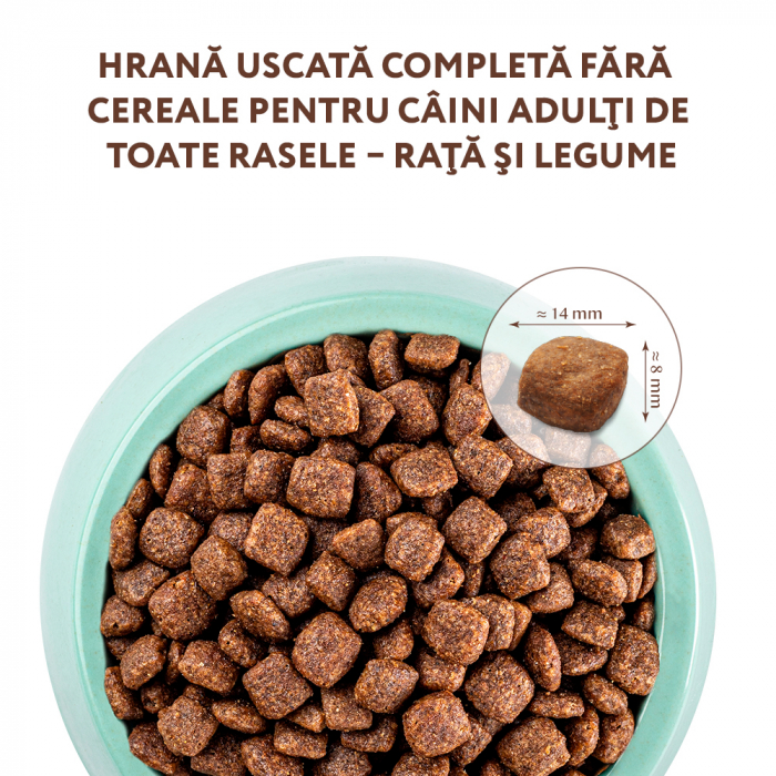 Optimeal Grain Free Hrana uscata caini de toate rasele - Rata si legume, 1,5 kg [2]